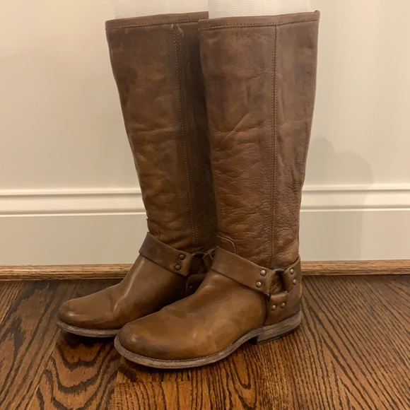 Frye Phillip Harness Riding Boots - Picture 1 of 6